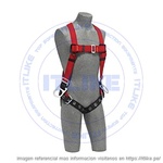 3M PROTECTA® PRO™ Arnes de posicionamiento estilo chaleco para usar en trabajo en caliente 1191385 Rojo