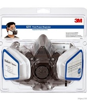 3M TEKK Protection Respirador para Proyectos de Pintura 6211PA1-A, Mediano