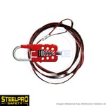 Bloqueo Steelpro ajustable con cable