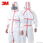 3M Traje de protección química 4565, Tipo 5/6, Categ. 3, Microporoso Laminado, Costuras Selladas, Tela Bico